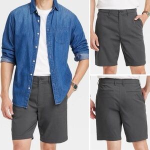NWT! Goodfellow & Co 9" Flat Front Tech Chino Shorts